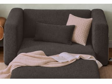 Sovesofa til 1 person Atelier Del Sofa Wello Single (80 x 70 cm) Antracit - Antracit - Møbler - Stole & lænestole - Lænestole - Sengestol