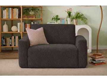 Sovesofa til 1 person Atelier Del Sofa Wello Single (80 x 70 cm) Antracit - Antracit - Møbler - Stole & lænestole - Lænestole - Sengestol
