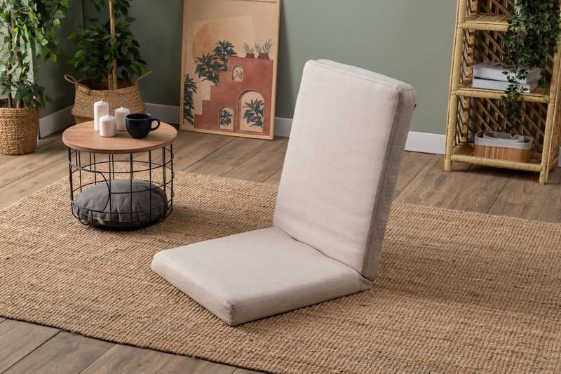 Sovesofa til 1 person Atelier Del Sofa Tera Single (55 x 65 x 60 cm) Creme - Møbler - Stole & lænestole - Lænestole - Sengestol