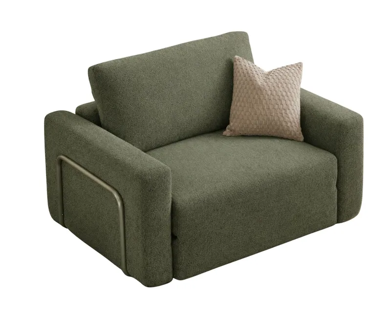 Sovesofa til 1 person Atelier Del Sofa Wello Single (80 x 70 cm) Grøn, undefined