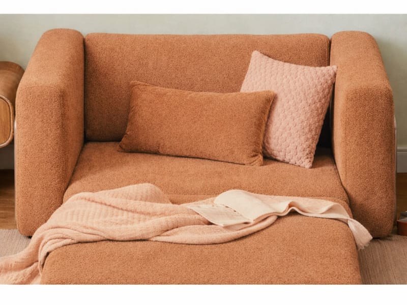 Sovesofa til 1 person Atelier Del Sofa Wello Single (80 x 70 cm) Orange - Møbler - Stole & lænestole - Lænestole - Sengestol