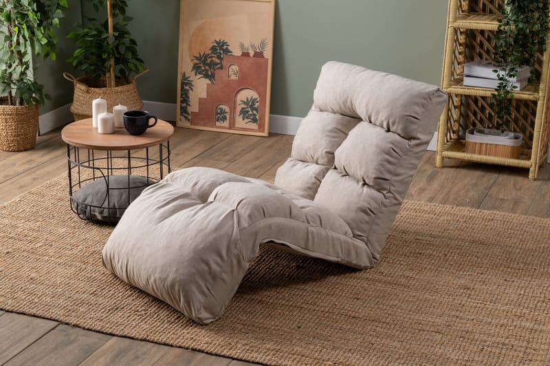 Sovesofa til 1 person Atelier Del Sofa Fuwa Single (60 x 50 x 60 cm) Creme - Møbler - Stole & lænestole - Lænestole - Sengestol
