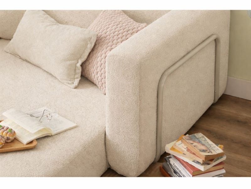 Sovesofa til 1 person Atelier Del Sofa Wello Single (80 x 70 cm) Creme - Møbler - Stole & lænestole - Lænestole - Sengestol