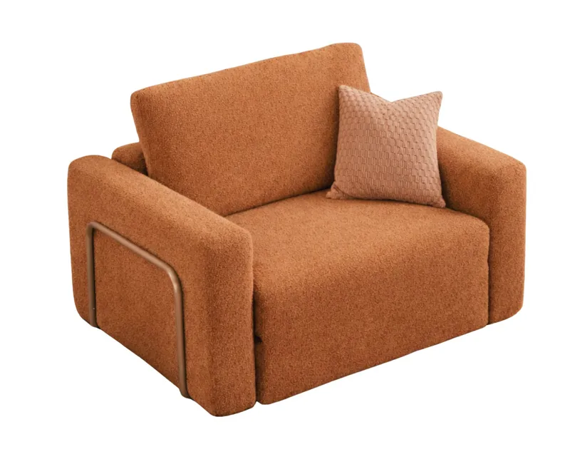 Sovesofa til 1 person Atelier Del Sofa Wello Single (80 x 70 cm) Orange