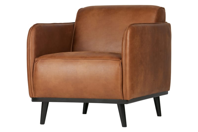 Statement Læderlænestol - Cognac - Møbler - Stole & lænestole - Lænestole