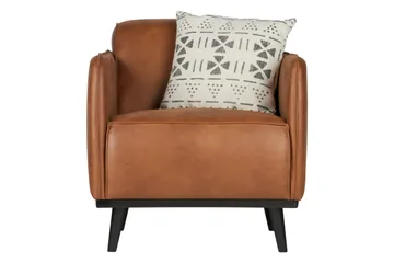 Statement Læderlænestol - Cognac - Møbler - Stole & lænestole - Lænestole