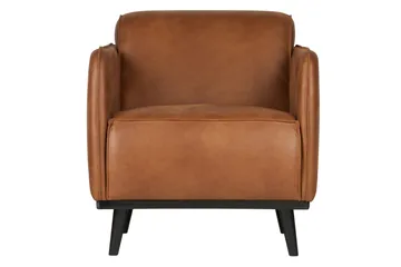 Statement Læderlænestol - Cognac - Møbler - Stole & lænestole - Lænestole