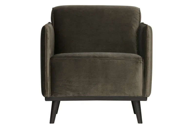 Statement Velour Lænestol, Grøn