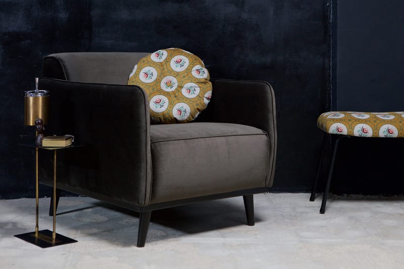 Statement Velour Lænestol - Grøn - Møbler - Stole & lænestole - Lænestole