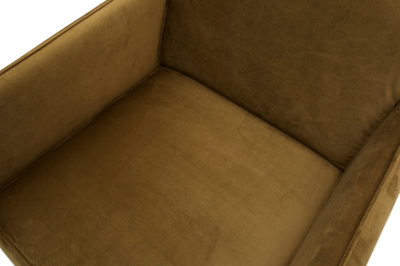 Statement Velour Lænestol - Honningsgul - Møbler - Stole & lænestole - Lænestole