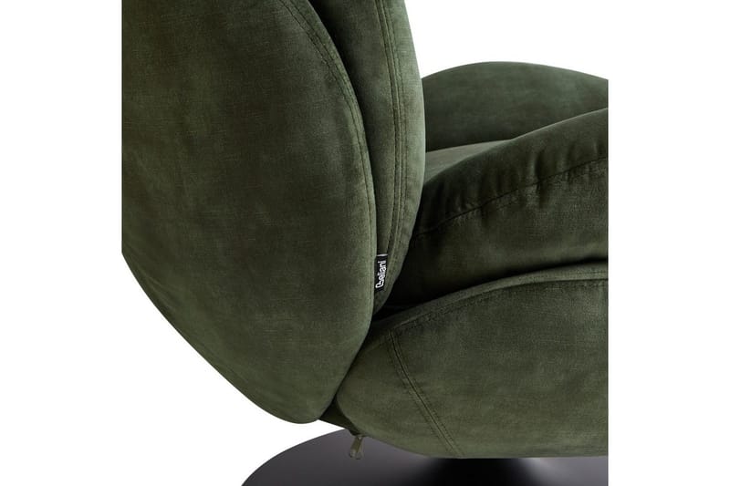 Svingbar lænestol Nolvik - Grøn, Sort - Møbler - Stole & lænestole - Lænestole - Lænestol uden armlæn