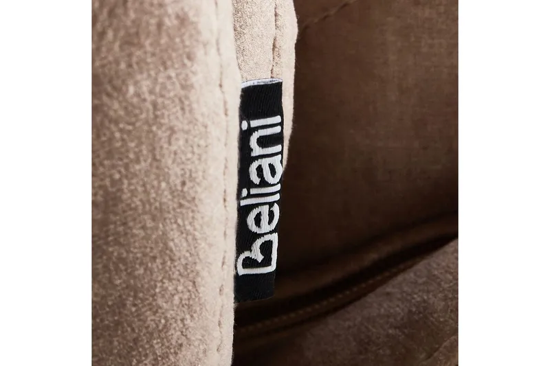 Svingbar lænestol Nolvik - Sandbeige, sort - Møbler - Stole & lænestole - Lænestole - Lænestol uden armlæn