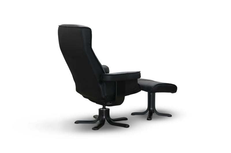 Tateo Lænestol Læder - Sort - Møbler - Stole & lænestole - Lænestole - Recliner lænestol