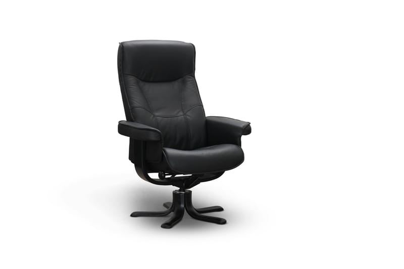 Tateo Lænestol Læder - Sort - Møbler - Stole & lænestole - Lænestole - Recliner lænestol