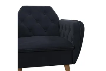 Teresa Lænestol Velour/Blå - Novogratz - Møbler - Stole & lænestole - Lænestole