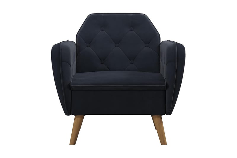 Teresa Lænestol Velour/Blå - Novogratz - Møbler - Stole & lænestole - Lænestole