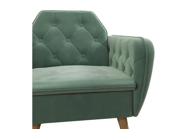 Teresa Lænestol Velour/Lysgrøn - Novogratz - Møbler - Stole & lænestole - Lænestole