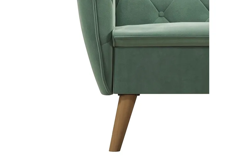 Teresa Lænestol Velour/Lysgrøn - Novogratz - Møbler - Stole & lænestole - Lænestole