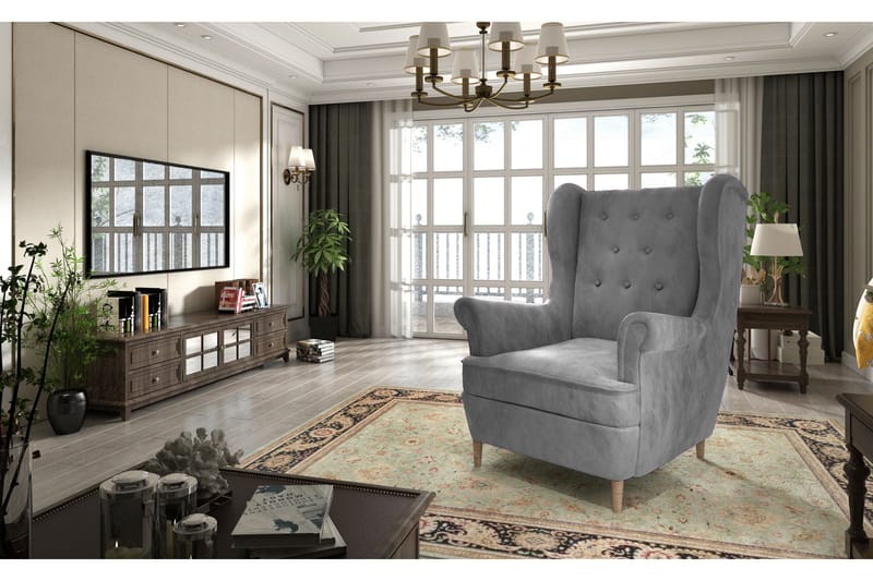 Tiny Lænestol - Grå - Møbler - Stole & lænestole - Lænestole