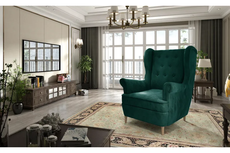 Tiny lænestol - Grøn - Møbler - Stole & lænestole - Lænestole