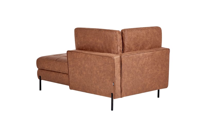 Toliman Chaiselong 172 cm Venstre - Brun/Sort - Møbler - Stole & lænestole - Lænestole - Chaiselong lænestol & Divan lænesto