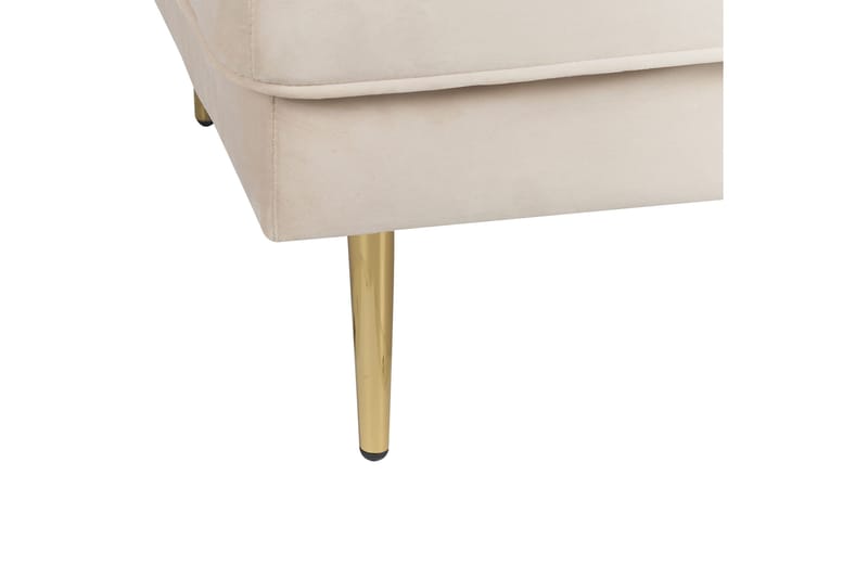 Topo Chaiselong 171 cm Venstre - Beige/Guld - Møbler - Stole & lænestole - Lænestole - Chaiselong lænestol & Divan lænesto