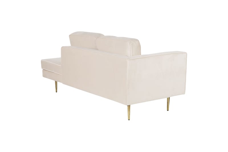 Topo Chaiselong 171 cm Venstre - Beige/Guld - Møbler - Stole & lænestole - Lænestole - Chaiselong lænestol & Divan lænesto
