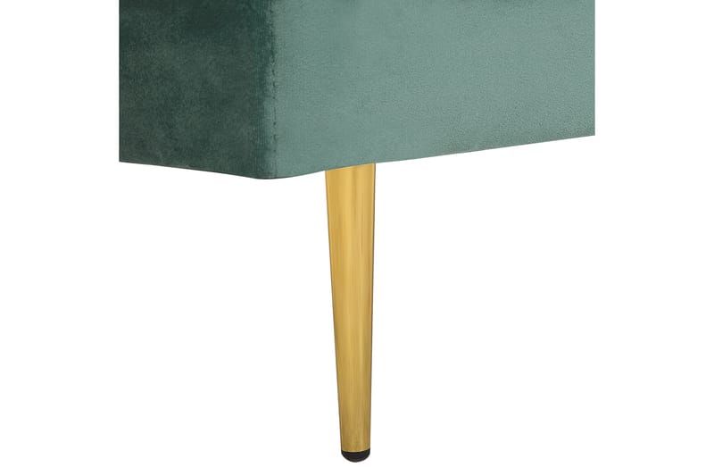 Topo Chaiselong 171 cm Venstre - Guld/Grøn - Møbler - Stole & lænestole - Lænestole - Chaiselong lænestol & Divan lænesto