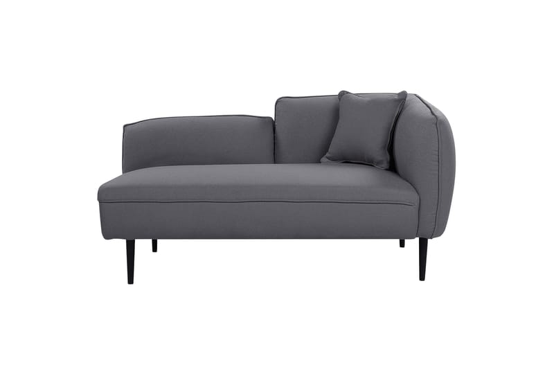 Toyoki Chaiselong 138 cm Højre, Sort/Grå