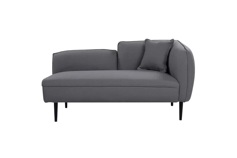 Toyoki Chaiselong 138 cm Højre, Sort/Grå