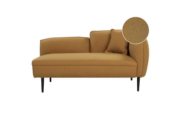 Toyoki Chaiselong 138 cm Højre - Sort/Gul - Møbler - Stole & lænestole - Lænestole - Chaiselong lænestol & Divan lænesto