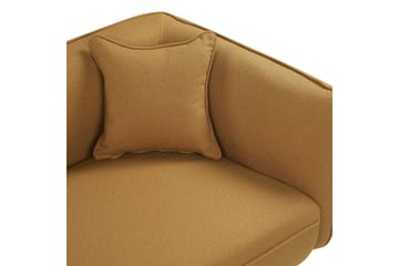 Toyoki Chaiselong 138 cm Højre - Sort/Gul - Møbler - Stole & lænestole - Lænestole - Chaiselong lænestol & Divan lænesto