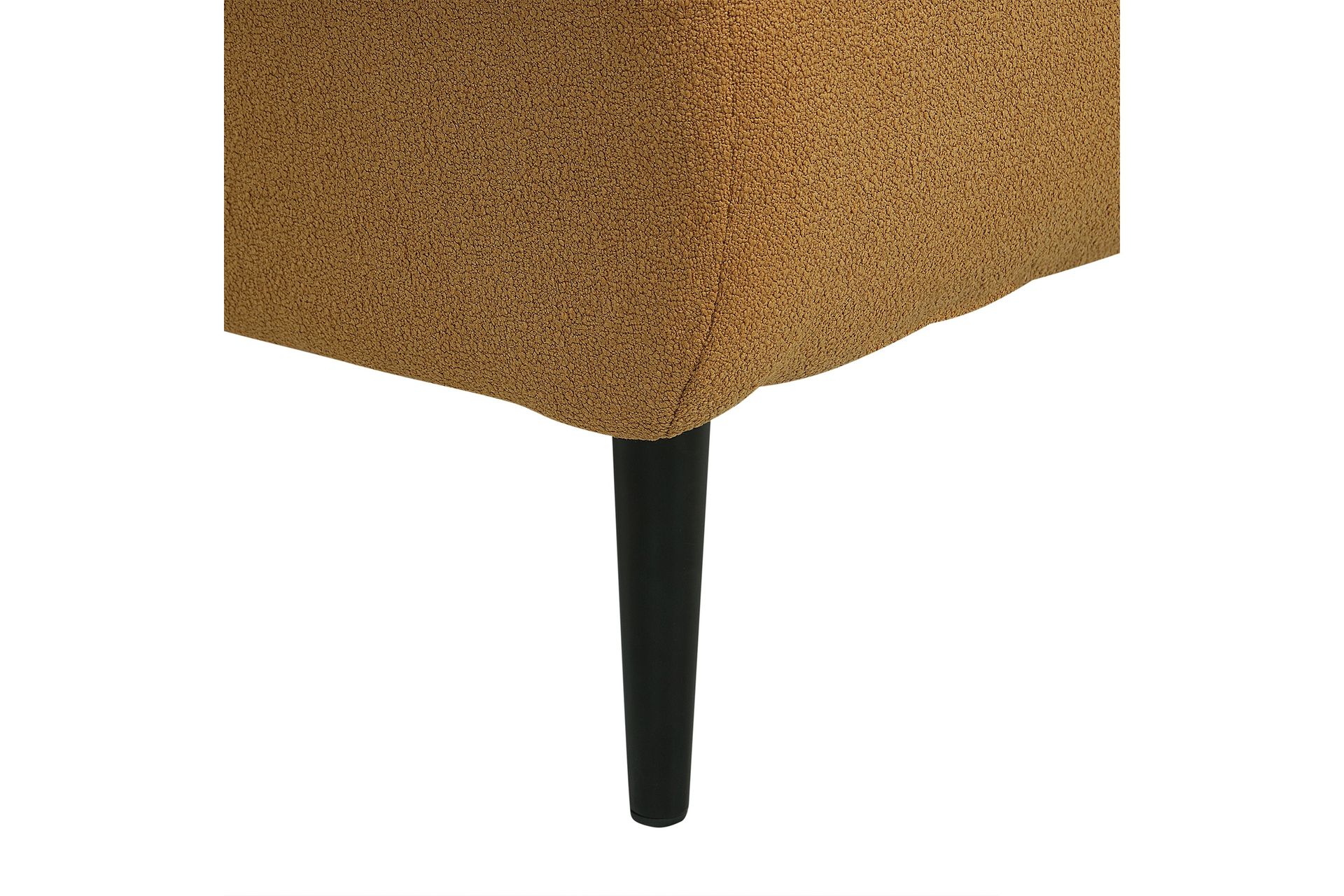 Toyoki Chaiselong 138 cm Højre - Sort/Gul - Møbler - Stole & lænestole - Lænestole - Chaiselong lænestol & Divan lænesto