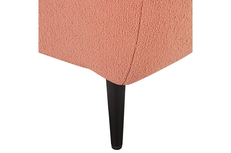 Toyoki Chaiselong 138 cm Højre - Sort/Rosa - Møbler - Stole & lænestole - Lænestole - Chaiselong lænestol & Divan lænesto