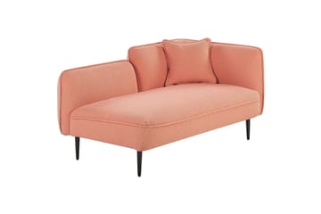 Toyoki Chaiselong 138 cm Højre - Sort/Rosa - Møbler - Stole & lænestole - Lænestole - Chaiselong lænestol & Divan lænesto