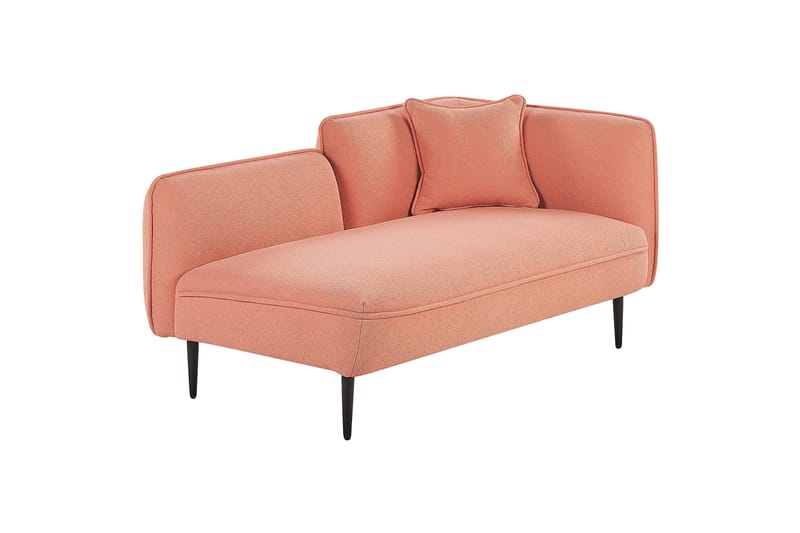 Toyoki Chaiselong 138 cm Højre - Sort/Rosa - Møbler - Stole & lænestole - Lænestole - Chaiselong lænestol & Divan lænesto