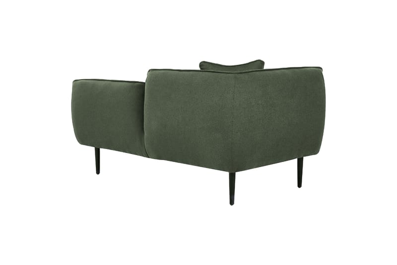 Toyoki Chaiselong 138 cm Venstre - Sort/Grøn - Møbler - Stole & lænestole - Lænestole - Chaiselong lænestol & Divan lænesto