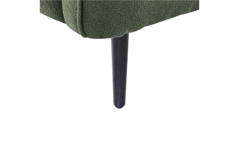 Toyoki Chaiselong 138 cm Venstre - Sort/Grøn - Møbler - Stole & lænestole - Lænestole - Chaiselong lænestol & Divan lænesto