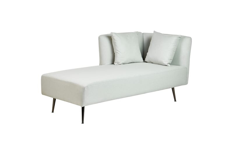 Toyoko Chaiselong 156 cm Højre - Sort/Grøn - Møbler - Stole & lænestole - Lænestole - Chaiselong lænestol & Divan lænesto