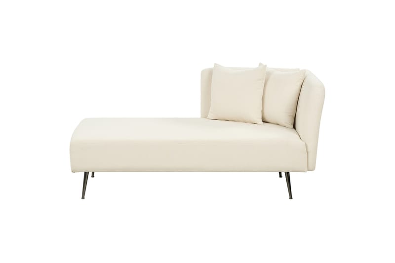 Toyoko Chaiselong 156 cm Højre, Sort/Hvid