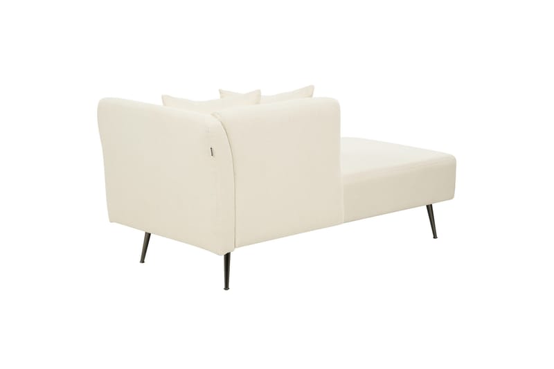 Toyoko Chaiselong 156 cm Højre - Sort/Hvid - Møbler - Stole & lænestole - Lænestole - Chaiselong lænestol & Divan lænesto