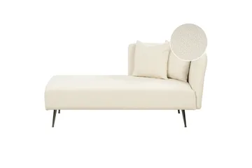 Toyoko Chaiselong 156 cm Højre - Sort/Hvid - Møbler - Stole & lænestole - Lænestole - Chaiselong lænestol & Divan lænesto