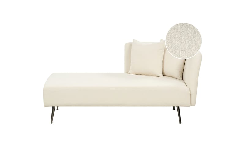 Toyoko Chaiselong 156 cm Højre - Sort/Hvid - Møbler - Stole & lænestole - Lænestole - Chaiselong lænestol & Divan lænesto