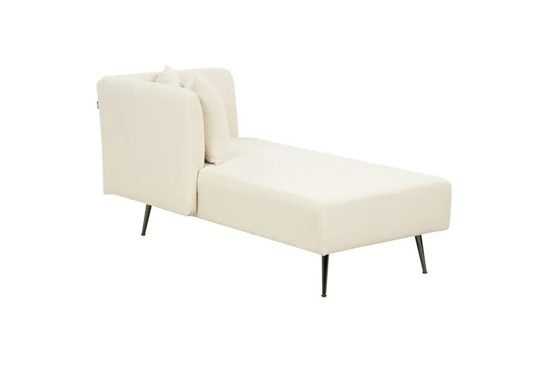Toyoko Chaiselong 156 cm Højre - Sort/Hvid - Møbler - Stole & lænestole - Lænestole - Chaiselong lænestol & Divan lænesto