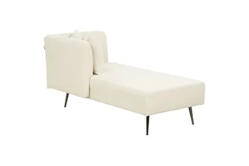 Toyoko Chaiselong 156 cm Højre - Sort/Hvid - Møbler - Stole & lænestole - Lænestole - Chaiselong lænestol & Divan lænesto