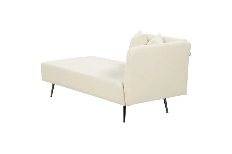 Toyoko Chaiselong 156 cm Højre - Sort/Hvid - Møbler - Stole & lænestole - Lænestole - Chaiselong lænestol & Divan lænesto