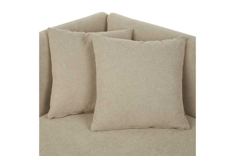 Toyoko Chaiselong 156 cm Venstre - Beige/Sort - Møbler - Stole & lænestole - Lænestole - Chaiselong lænestol & Divan lænesto