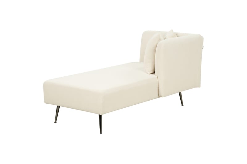 Toyoko Chaiselong 156 cm Venstre - Sort/Hvid - Møbler - Stole & lænestole - Lænestole - Chaiselong lænestol & Divan lænesto