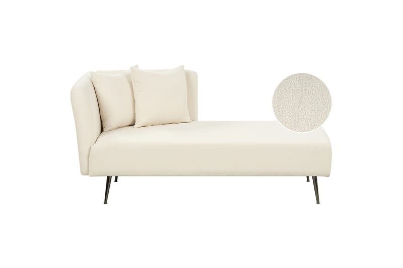 Toyoko Chaiselong 156 cm Venstre - Sort/Hvid - Møbler - Stole & lænestole - Lænestole - Chaiselong lænestol & Divan lænesto