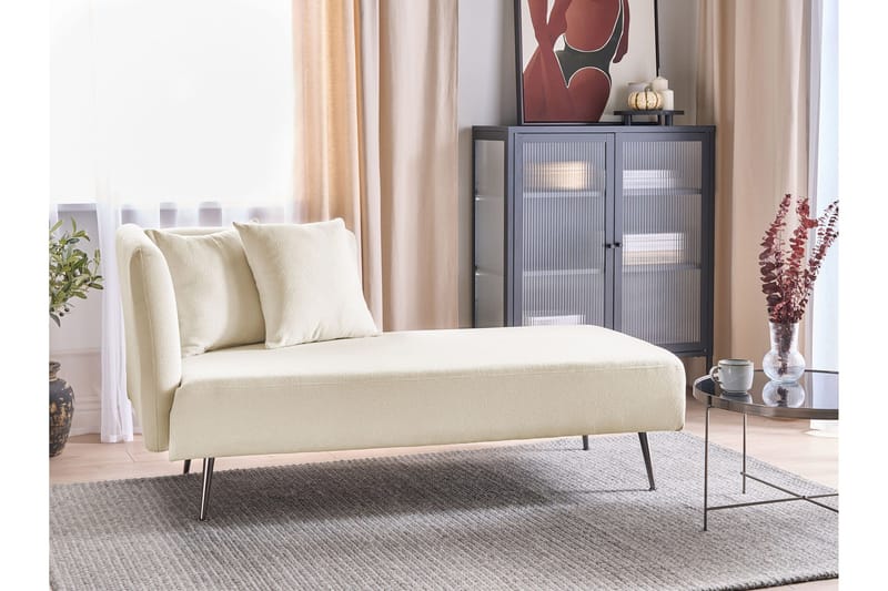 Toyoko Chaiselong 156 cm Venstre - Sort/Hvid - Møbler - Stole & lænestole - Lænestole - Chaiselong lænestol & Divan lænesto